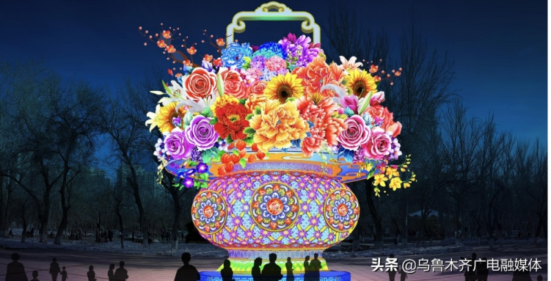 乌鲁木齐花灯展图片