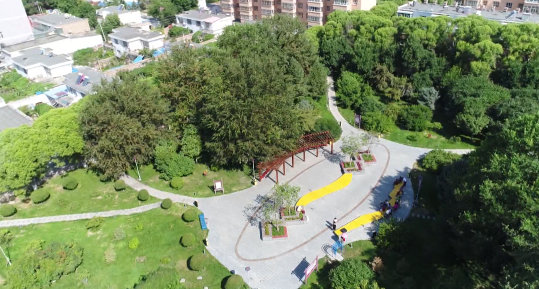 奎屯市打造城市游园绘就生态底色